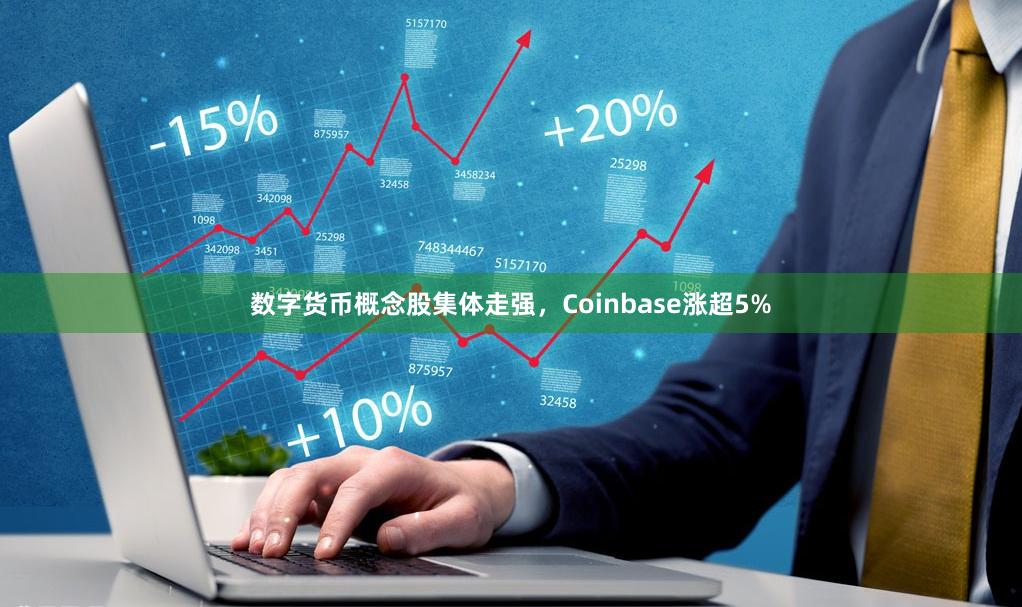 数字货币概念股集体走强，Coinbase涨超5%